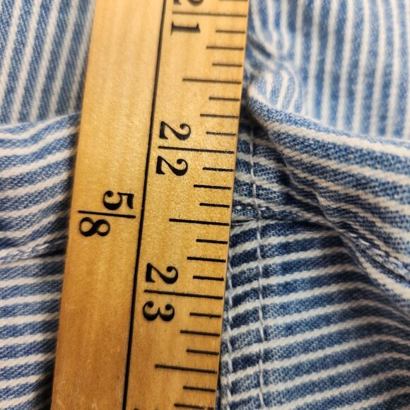 Buffalo David Bitton denim pinstripe overalls XS - Picture 16 of 16